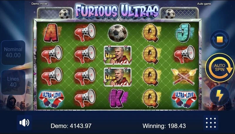 Furious Ultras – gevinstlinjer på hjulene